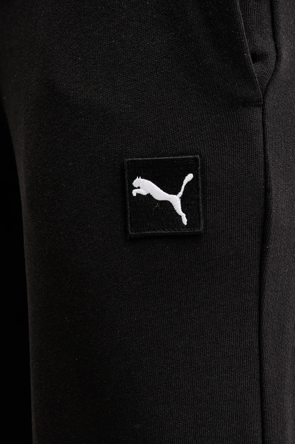 Puma pantaloni della tuta di cotone nero 685019