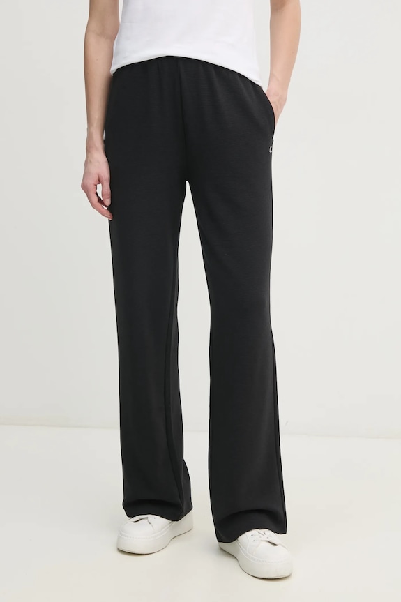 Панталон Calvin Klein Jeans памук черен J20J225537