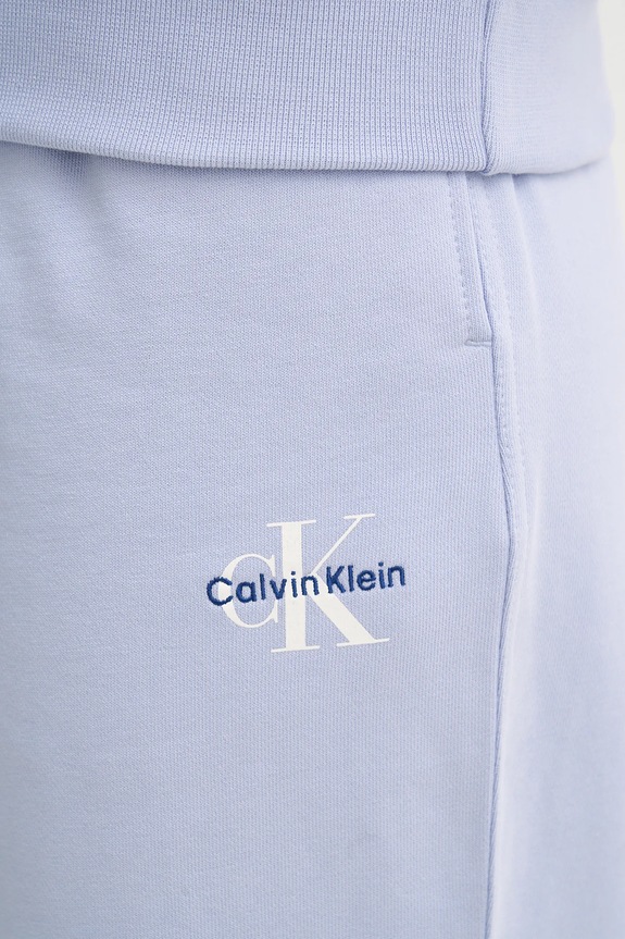Calvin Klein Jeans spodnie dresowe niebieski LV047B235G