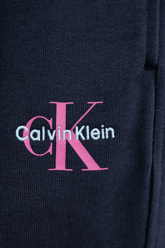 Calvin Klein Jeans spodnie dresowe granatowy LV047B235G
