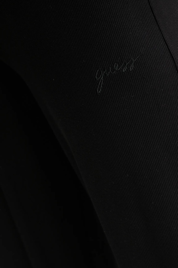 Guess spodnie LIA czarny O5GB00.KCQ72
