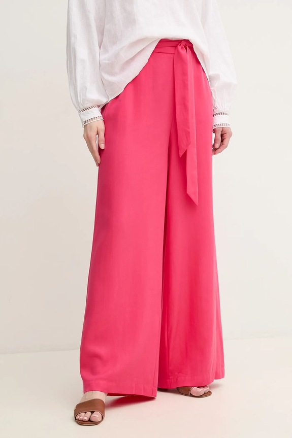 Hlače Gaudi Tkanina roza 511BD25011