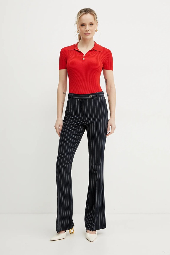 Παντελόνι Fracomina FR25SVA004W761D4 σκούρο μπλε SS25