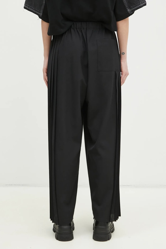 Odjeća Hlače s primjesom vune Undercover Pants UP1E1501 crna