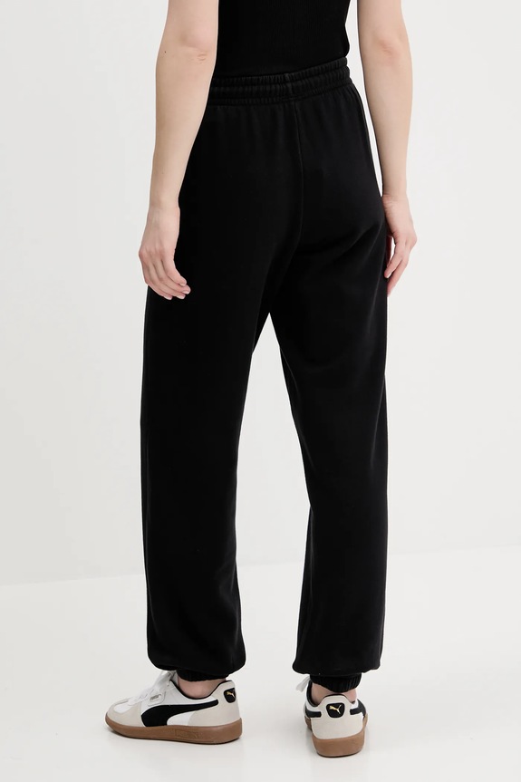 Oblačila Bombažen spodnji del trenirke Tommy Jeans DW0DW20670 črna