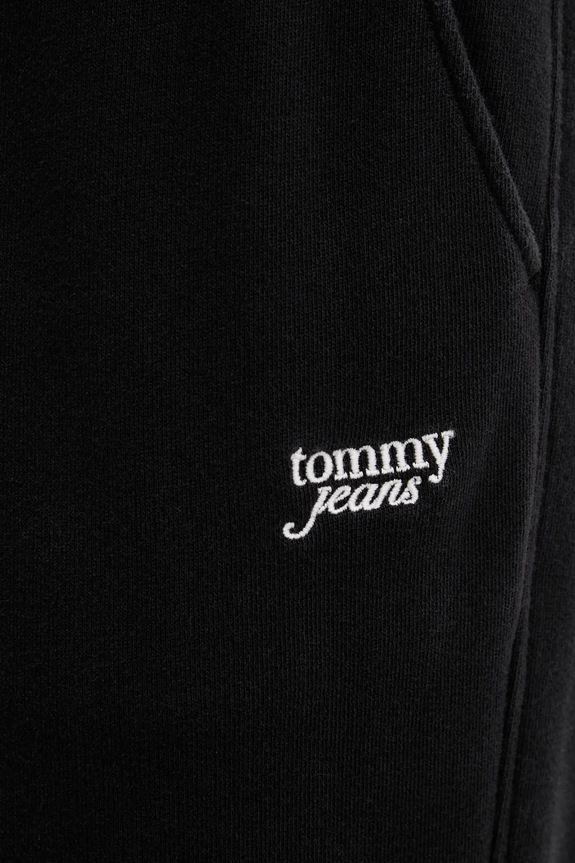Bombažen spodnji del trenirke Tommy Jeans črna DW0DW20670