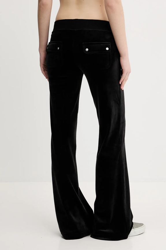Oblečení Dětské velurové tepláky Juicy Couture LAYLA CAVIAR JCBBJ125806 černá