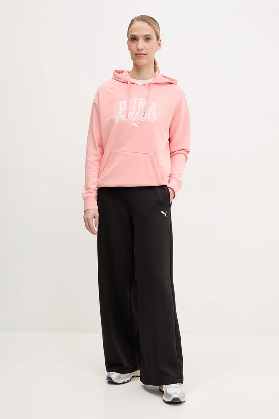 Παντελόνι φόρμας Puma 629754 μαύρο AW25