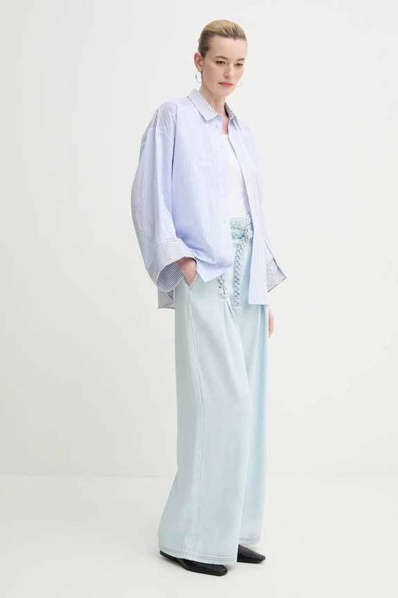 MUNTHE jeansy FADUMO 251140825110 niebieski SS25