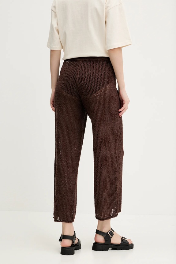 Ρούχα Βαμβακερό παντελόνι Abercrombie & Fitch KI111.5032.480 καφέ