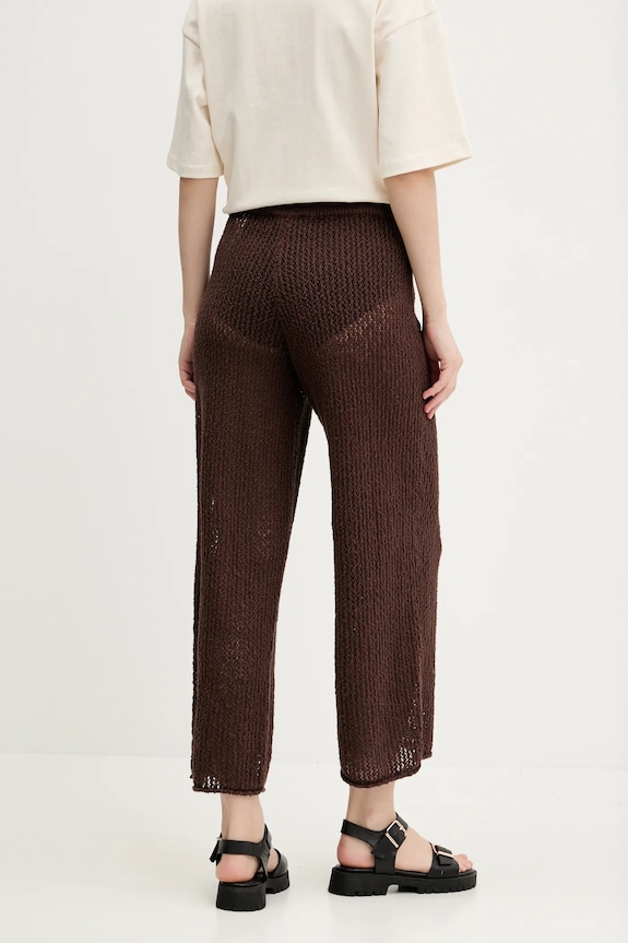 Ρούχα Βαμβακερό παντελόνι Abercrombie & Fitch KI111.5032.480 καφέ