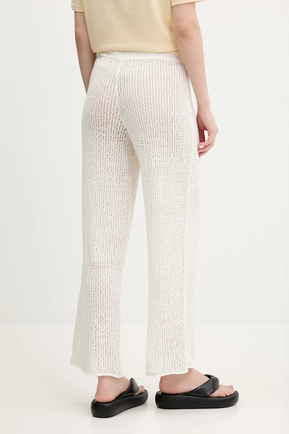 Abercrombie & Fitch pantaloni in cotone KI111.5033.178 beige SS25