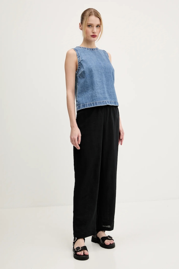 Abercrombie & Fitch lennadrág KI156.5137.900 fekete SS25