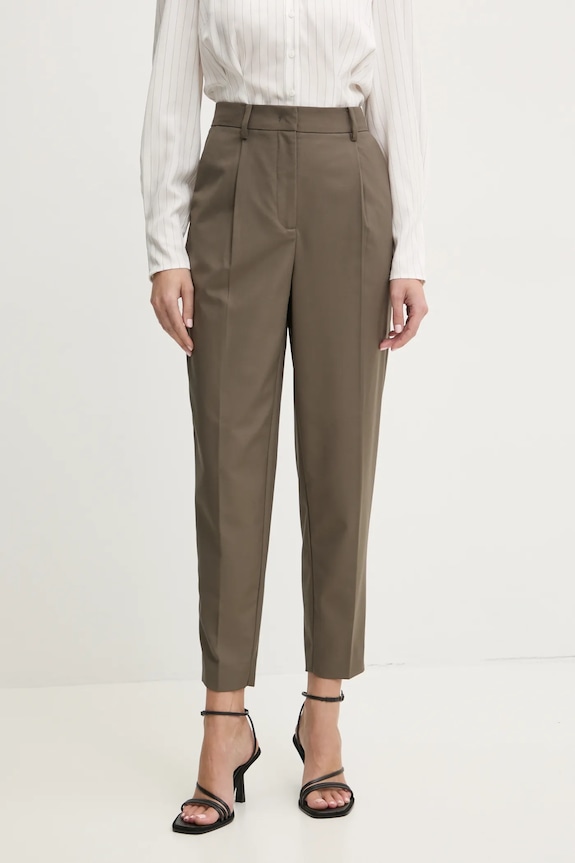 Bruuns Bazaar pantaloni alta verde BBW4382