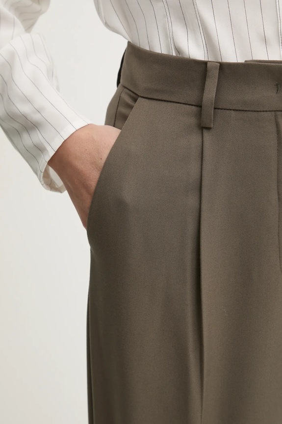 Bruuns Bazaar pantaloni verde BBW4382