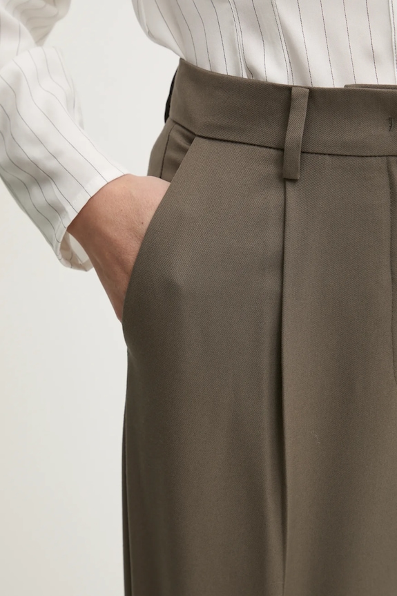 Bruuns Bazaar pantaloni verde BBW4382