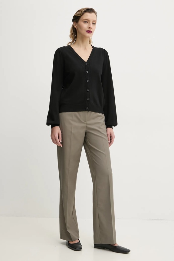 Bruuns Bazaar pantaloni BBW4383 grigio SS25
