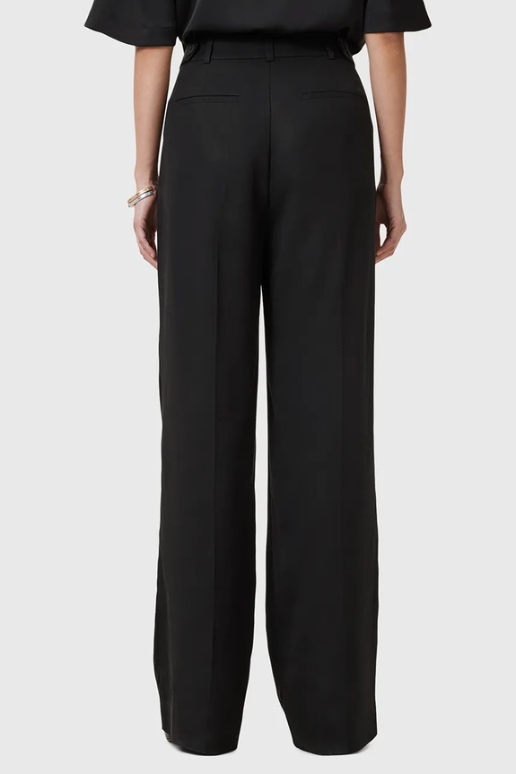 Nohavice AllSaints ZENNI W023TC čierna