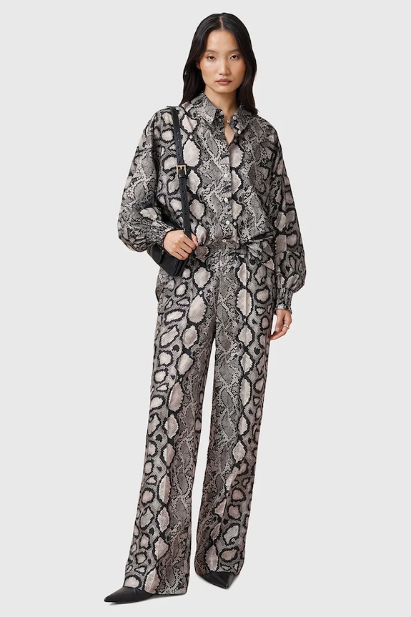 AllSaints spodnie CHARLI tkanina multicolor W024TC