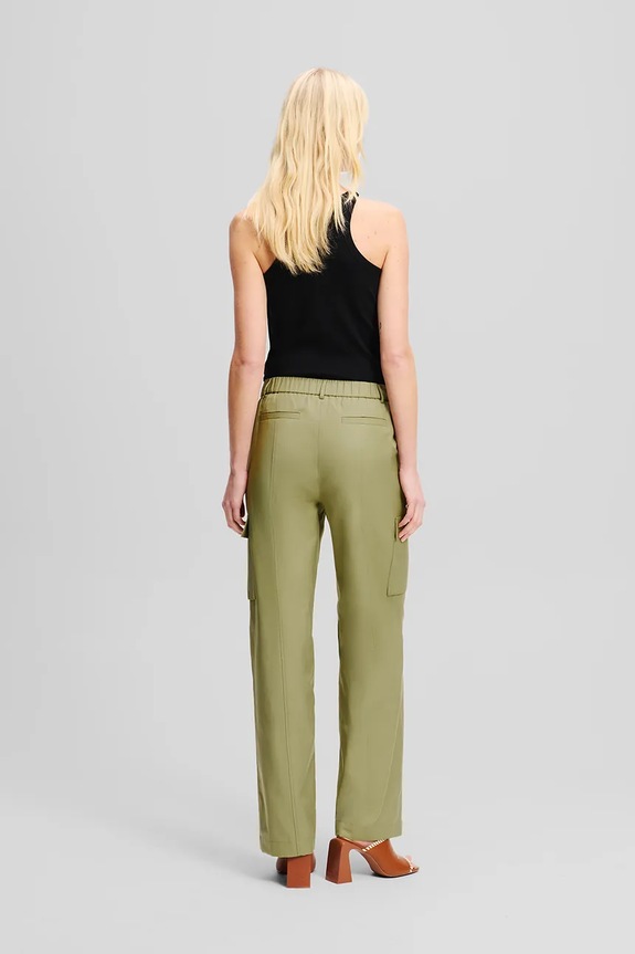 Karl Lagerfeld spodnie A2W10028 zielony SS25