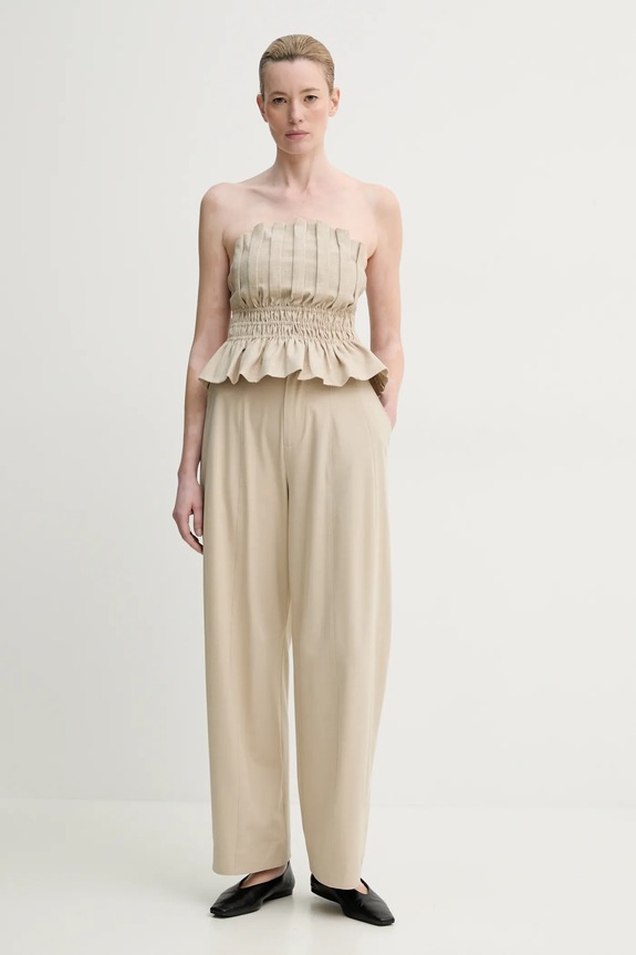 ISABELLE BLANCHE nadrág IS25SS.P024.T003 bézs SS25