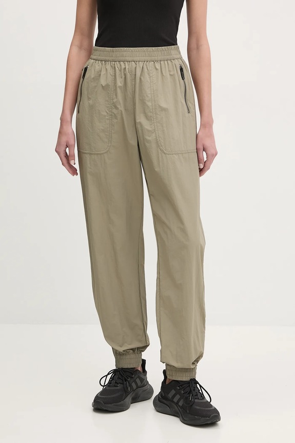 Hlače P.E Nation Pitlane bez uzorka zelena 251P104