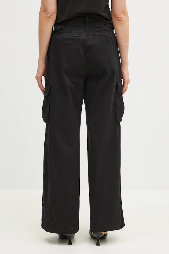 Clothing Napapijri cotton trousers M-Selva NP0A4IL49411 black