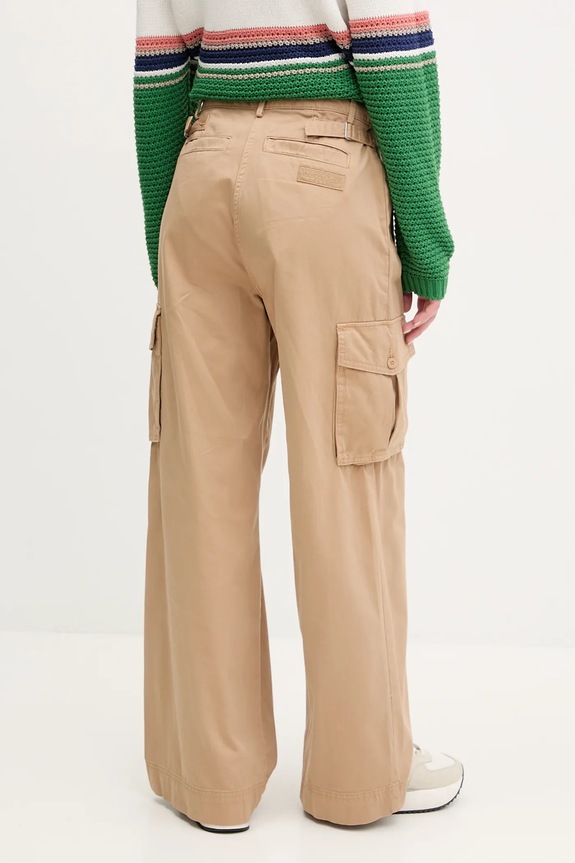 Abbigliamento Napapijri pantaloni in cotone M-Selva NP0A4IL4N1Q1 beige