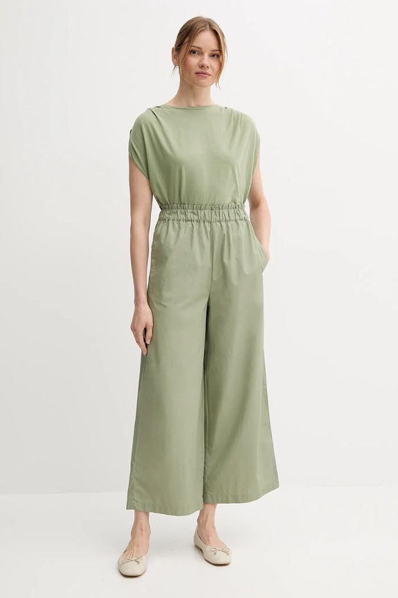 Βαμβακερό παντελόνι United Colors of Benetton 4AC7DF09A πράσινο SS25