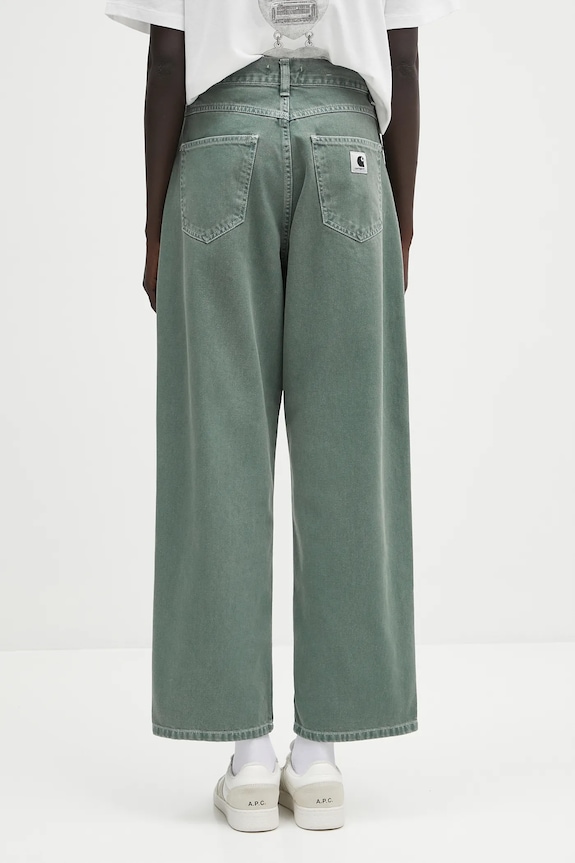 Abbigliamento Carhartt WIP pantaloni in cotone Brandon Pant I034837.2M24J verde