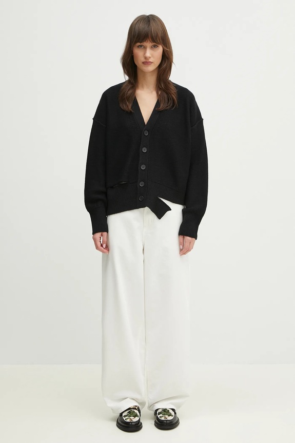 Bavlněné kalhoty Carhartt WIP Brandon Single Knee Pant I034880.D602 bílá