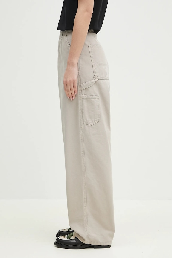 Carhartt WIP pantaloni in cotone Brandon Single Knee Pant I034838.2OR4O. beige SS25