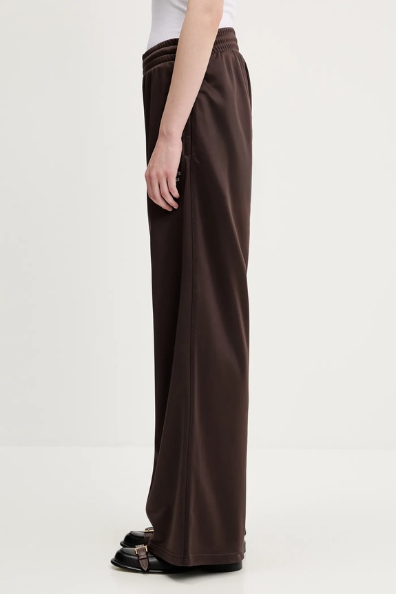 Kalhoty Martine Rose Wide Leg Track 167JT12700 hnědá SS25