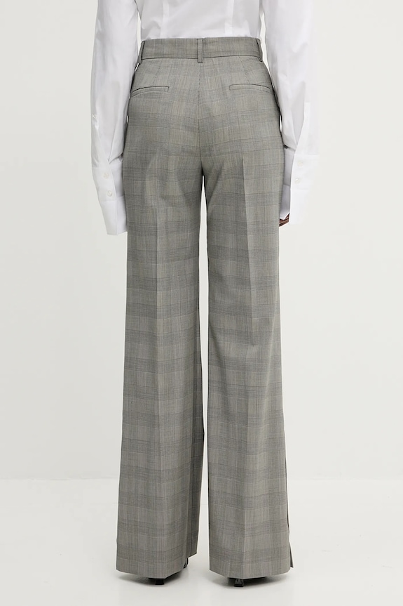 Îmbrăcăminte Sportmax pantaloni de lână Batun 2512131011600 maro