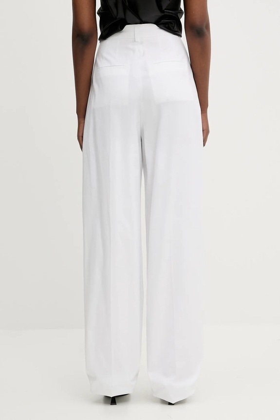 Clothing Sportmax cotton trousers Leone 2512131142600 white