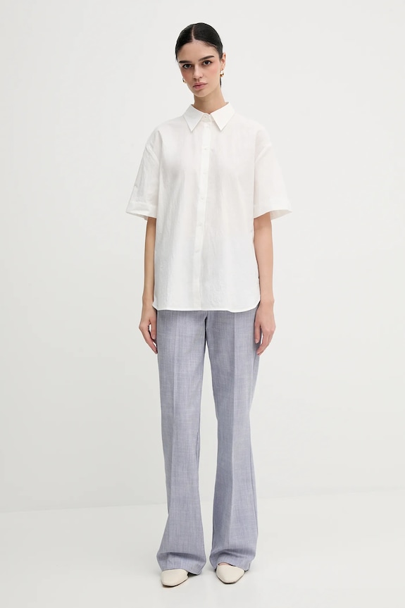 Βαμβακερό παντελόνι Pedro del Hierro 7609755 μπλε SS25