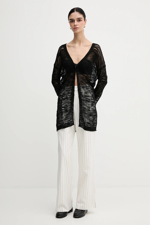 Hlače s dodatkom lana Pedro del Hierro 7609760 bež SS25