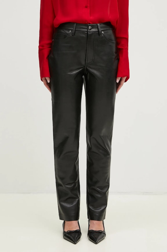 Anine Bing trousers Bruno Pant fabric black A.03.10307