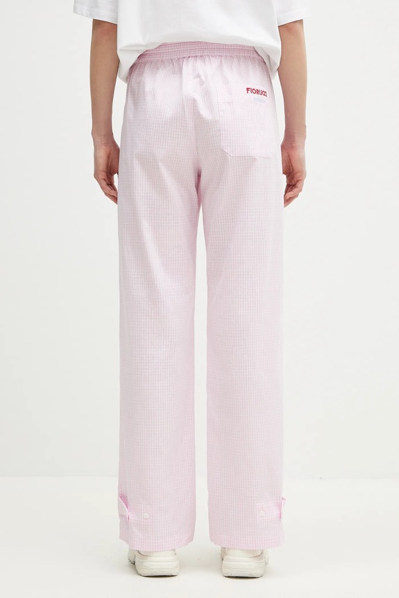 Oblečenie Bavlnené nohavice Fiorucci Gingham Logo U02SPBPA299CO01PN02 ružová