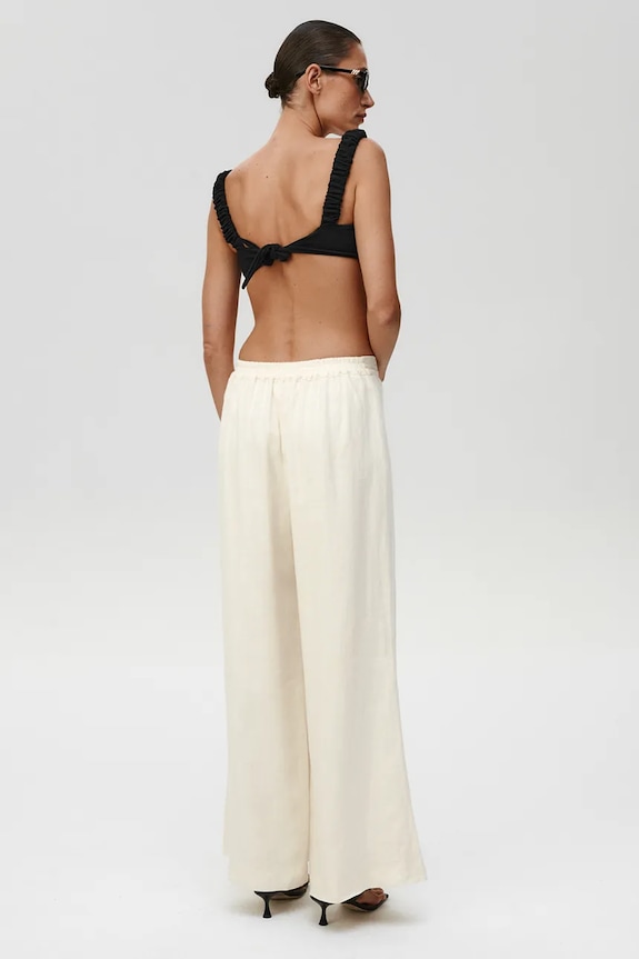 Undress Code spodnie lniane Fortuna Pants 894 beżowy SS25