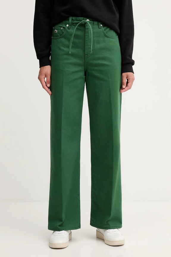 Τζιν παντελόνι Lacoste πράσινο HF0206