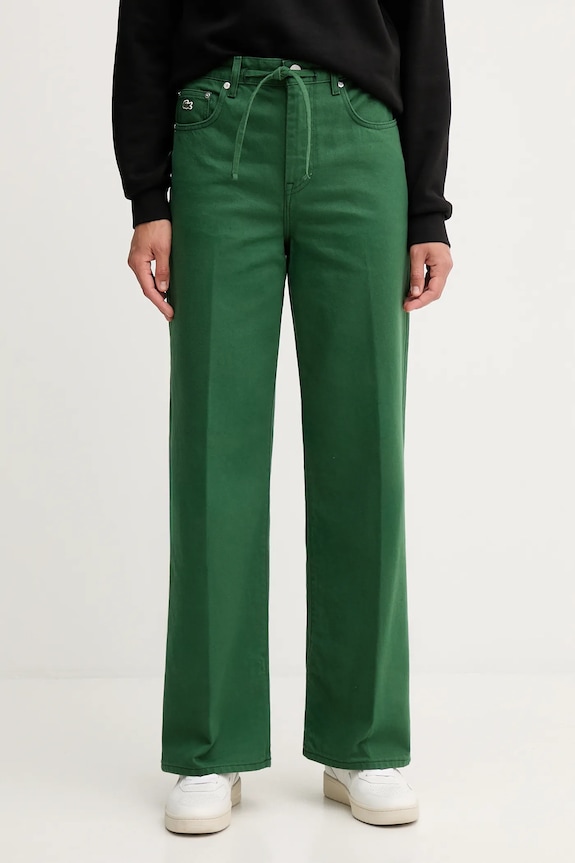 Τζιν παντελόνι Lacoste πράσινο HF0206