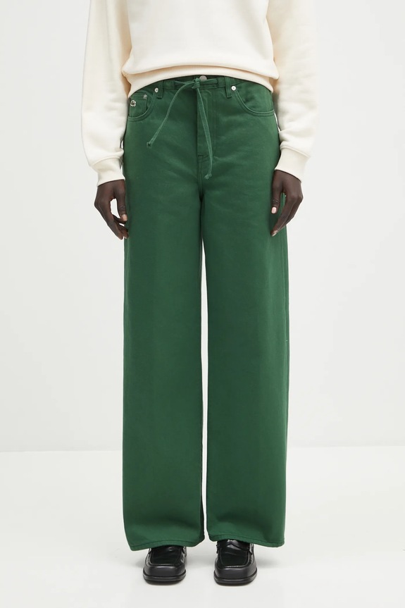 Дънки Lacoste зелен HF0206