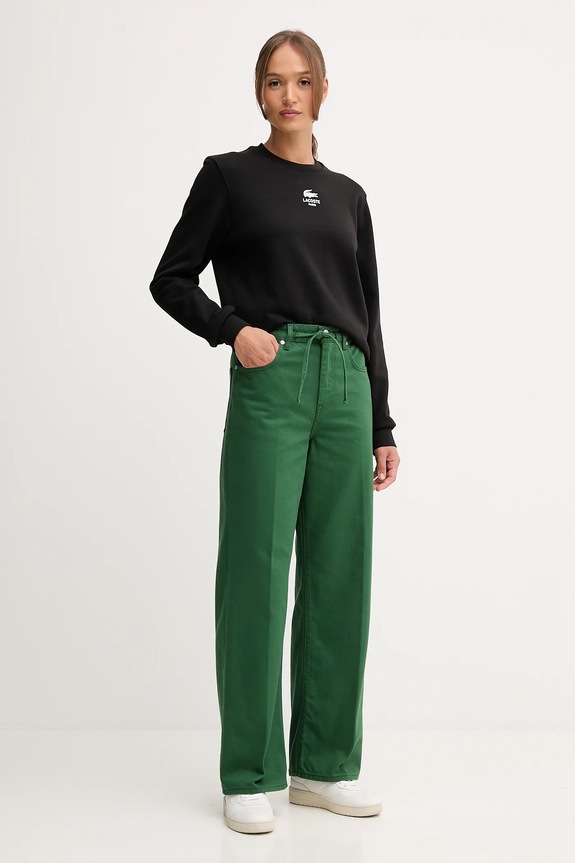 Τζιν παντελόνι Lacoste HF0206 πράσινο SS25