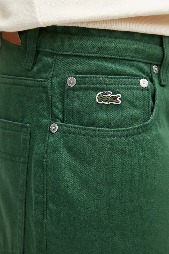 Дънки Lacoste зелен HF0206