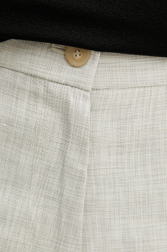 Kalhoty s příměsí lnu Forte Forte béžová 13819.my.pants