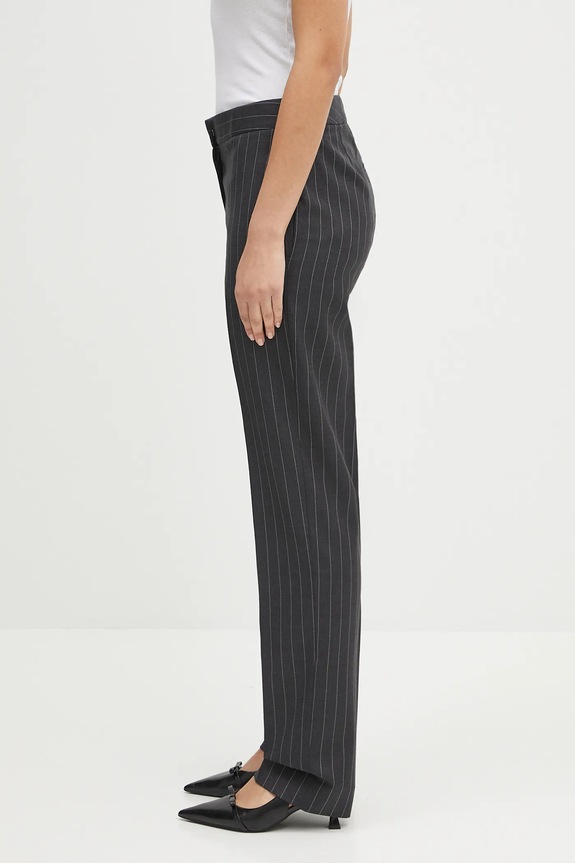 JW Anderson pantaloni in lana Straight Leg Tailored TR0400.PG1695.945 grigio SS25