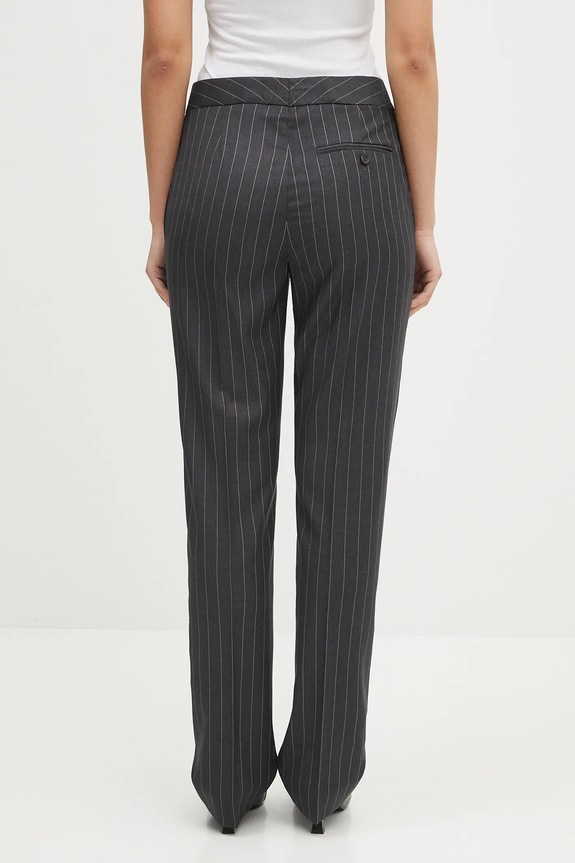 Abbigliamento JW Anderson pantaloni in lana Straight Leg Tailored TR0400.PG1695.945 grigio