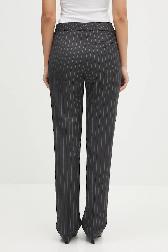 Abbigliamento JW Anderson pantaloni in lana Straight Leg Tailored TR0400.PG1695.945 grigio