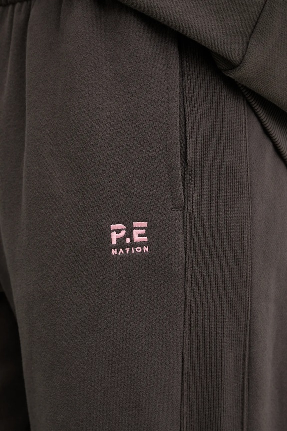 Βαμβακερό παντελόνι P.E Nation Adventure γκρί 243P408